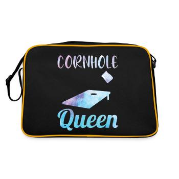 Cornhole corn hole - Retro Bag - black/gold - Back