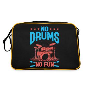 Drummers Drummers Drummers Drummers - Retro Bag - black/gold - Back