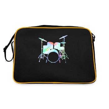 Drummers Drummers Drummers Drummers - Retro Bag - black/gold - Back