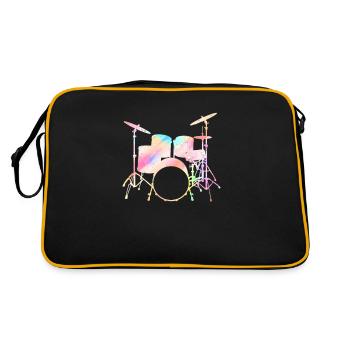 Drummers Drummers Drummers Drummers - Retro Bag - black/gold - Back