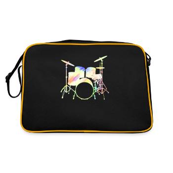 Drummers Drummers Drummers Drummers - Retro Bag - black/gold - Back