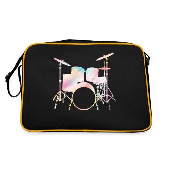 Drummers Drummers Drummers Drummers - Retro Bag - black/gold - Back