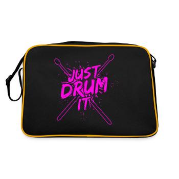 Drummers Drummers Drummers Drummers - Retro Bag - black/gold - Back
