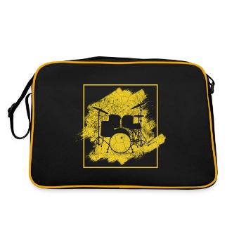 Drummers Drummers Drummers Drummers - Retro Bag - black/gold - Back