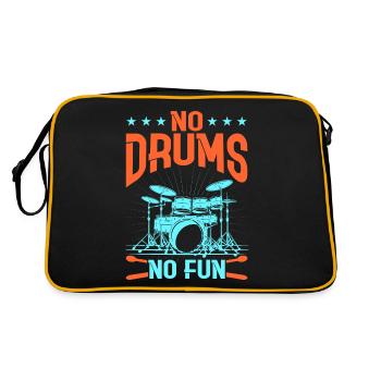 Drummers Drummers Drummers Drummers - Retro Bag - black/gold - Back