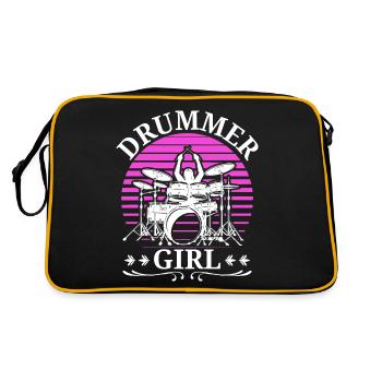 Drummers Drummers Drummers Drummers - Retro Bag - black/gold - Back
