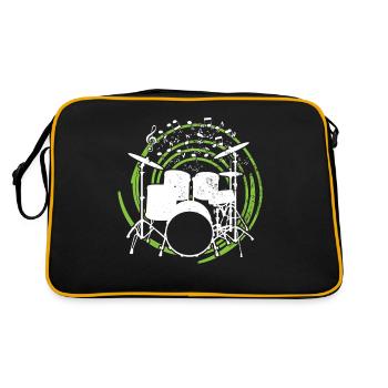 Drummers Drummers Drummers Drummers - Retro Bag - black/gold - Back