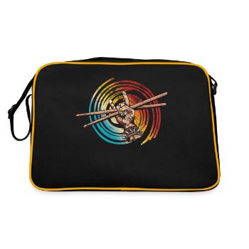 Drummers Drummers Drummers Drummers - Retro Bag - black/gold - Back