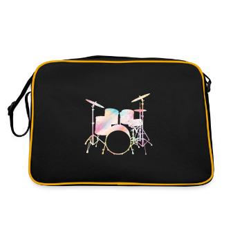 Drummers Drummers Drummers Drummers - Retro Bag - black/gold - Back