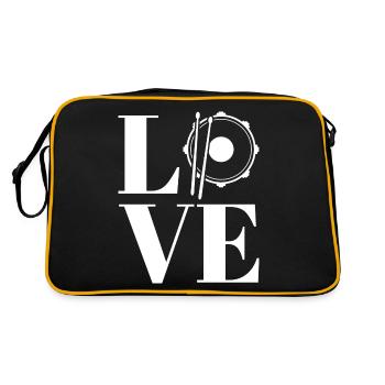 Drummers Drummers Drummers Drummers - Retro Bag - black/gold - Back