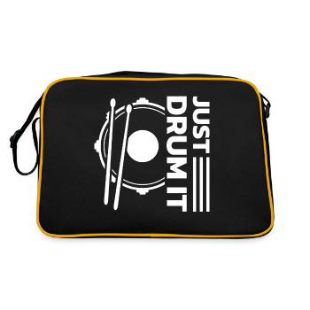 Drummers Drummers Drummers Drummers - Retro Bag - black/gold - Back