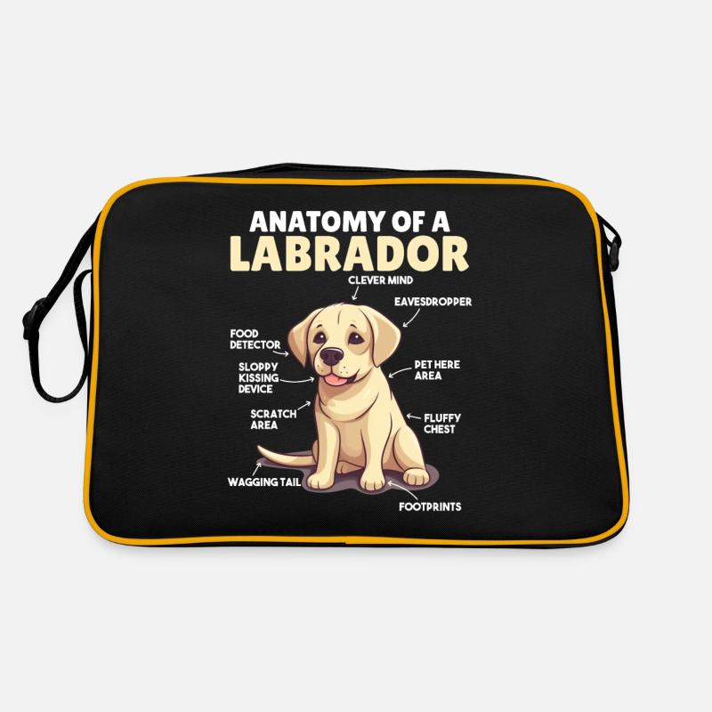 Explication du chien Anatomie d’un Labrador Sac Retro