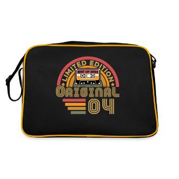 Original 2004 Vintage Anniversaire Humour - Sac Retro - noir/or - Dos