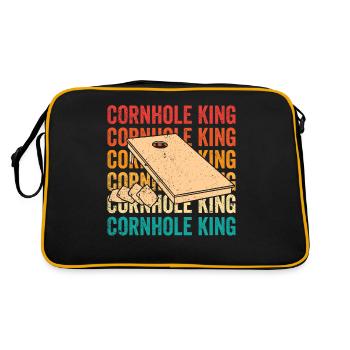 Cornhole Corn Hole Retro - Sac Retro - noir/or - Dos