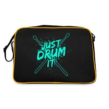 Drummers Drummers Drummers Drummers - Retro Bag - black/gold - Back