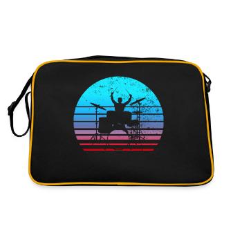Drummers Drummers Drummers Drummers - Retro Bag - black/gold - Back