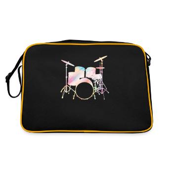 Drummers Drummers Drummers Drummers - Retro Bag - black/gold - Back