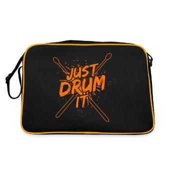 Drummers Drummers Drummers Drummers - Retro Bag - black/gold - Back