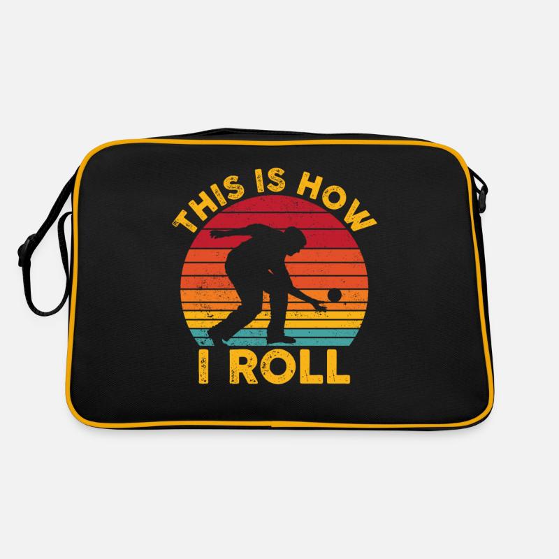 Drôle de boule de boccia rétro Sac Retro