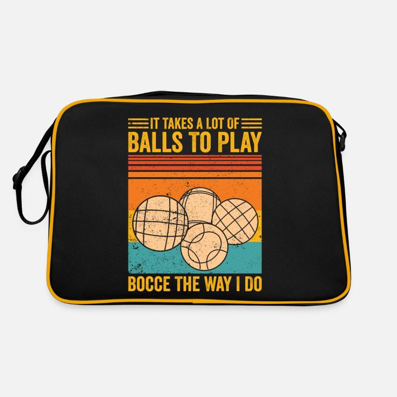 Drôle de boule de pétanque Sac Retro