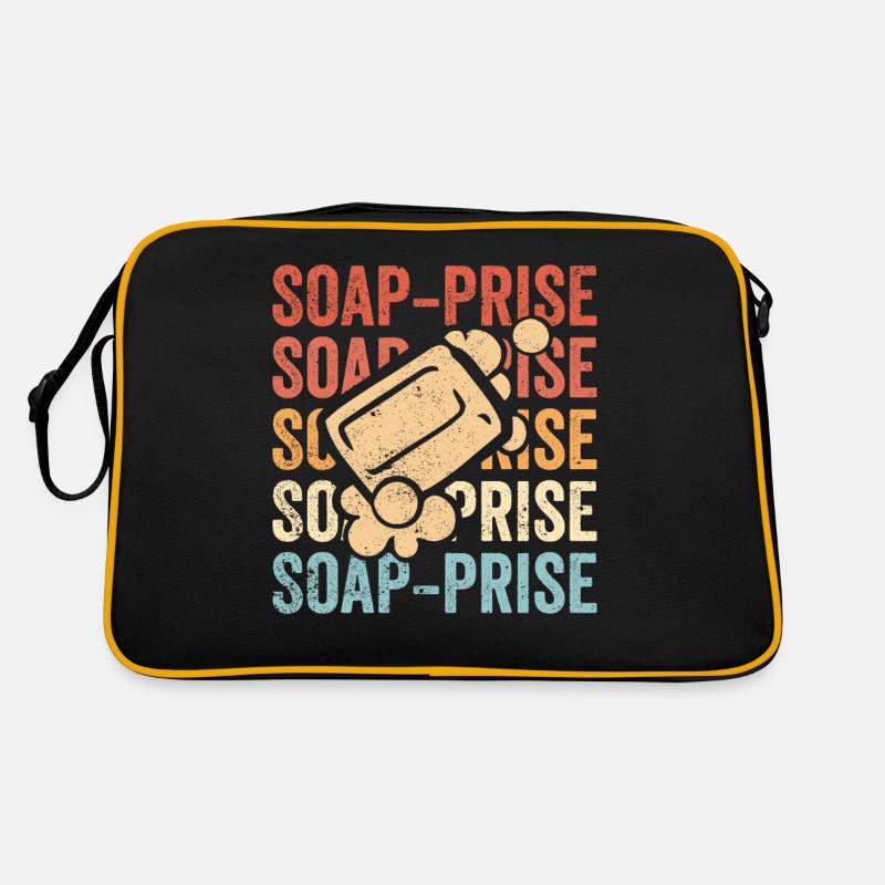 Funny soap making soap maker Retro Bag