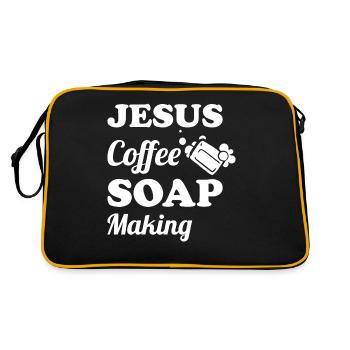Soap production Soap manufacturer - Retro Bag - black/gold - Back
