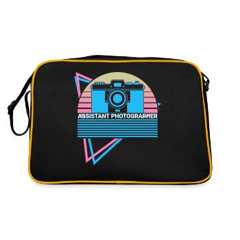 Appareil photo Photographie Rétro - Sac Retro - noir/or - Dos