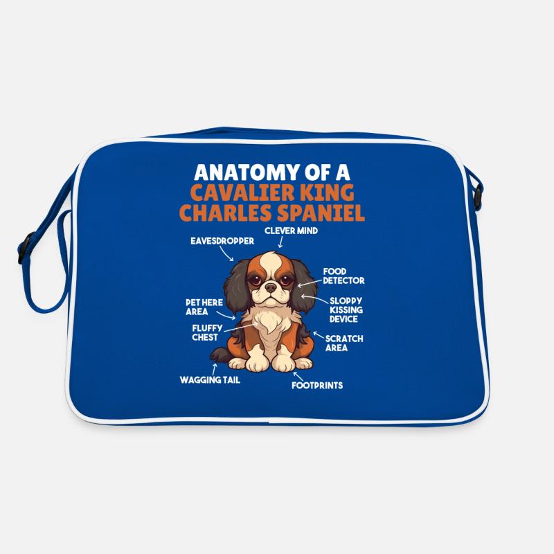 Explication du chien Anatomie d’un roi cavalier Sac Retro