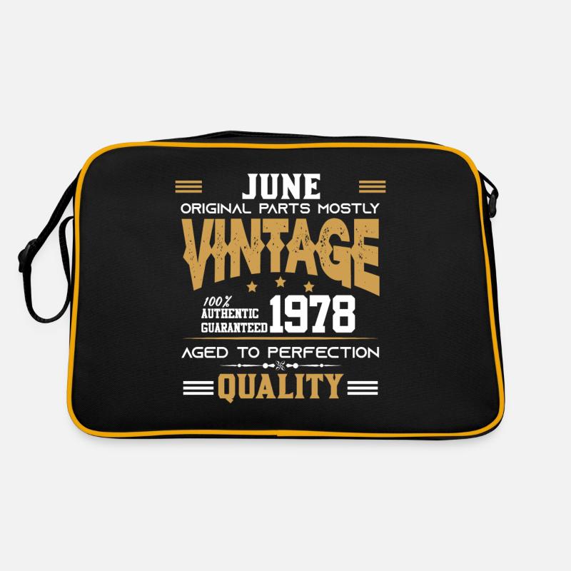 Vintage Aged To Perfection Juni 1978 Retro Tasche