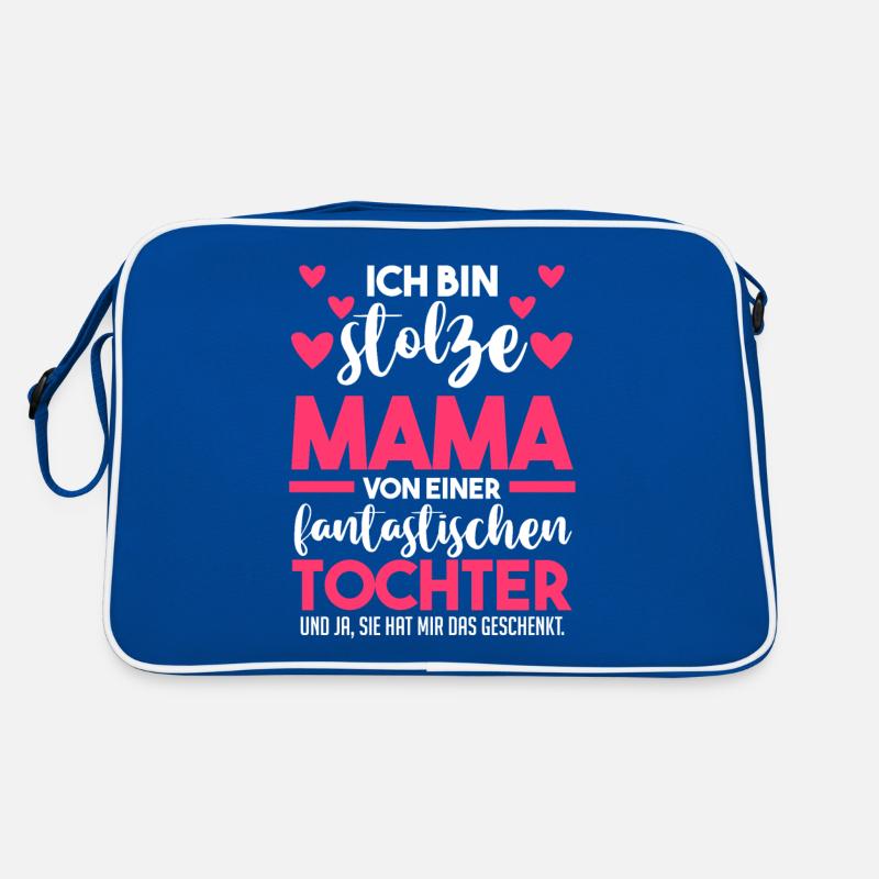 Muttertag Mutter Tochter Mama Retro Tasche