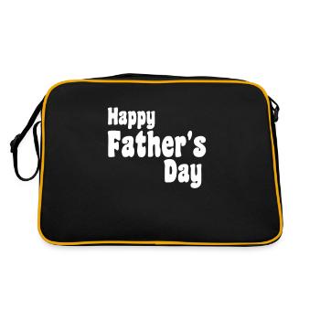 Happy Father's day - Retro Bag - black/gold - Back