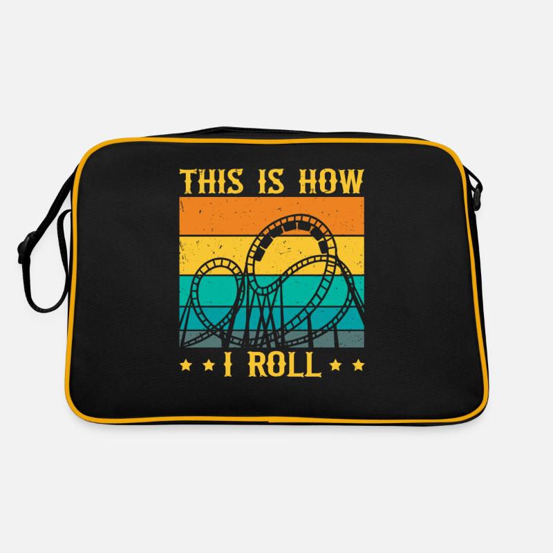 This Is How I Roll Roller Coaster Retro Tasche