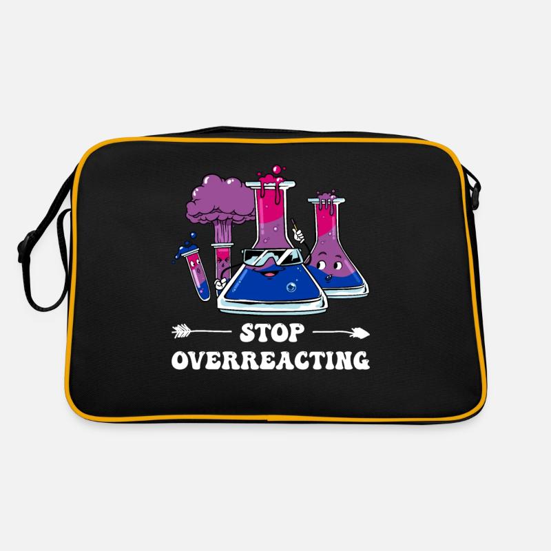 Bi Pride Bisexual Flag Chemistry Subtle Retro Bag