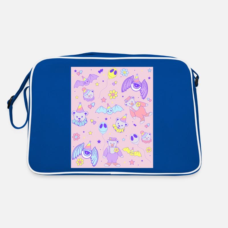 Esthétique bizarre Pastel Goth Clowncore Kidcore Sac Retro