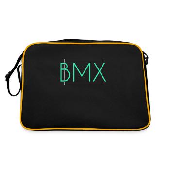 Bmx lettering - Retro Bag - black/gold - Back