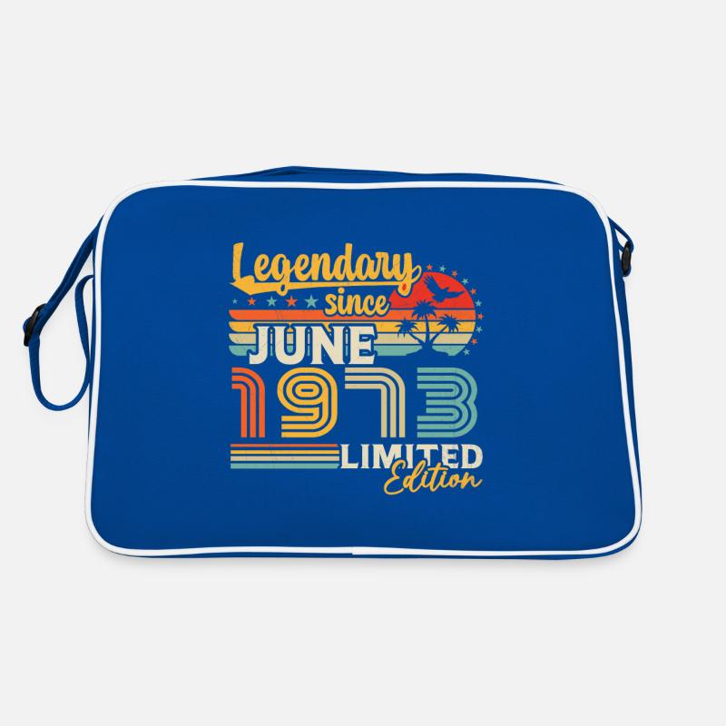 Legendary since June 1973 Birthday Gift Retro Bag