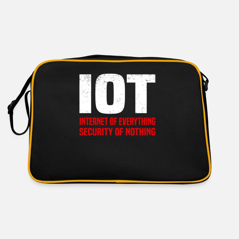 Internet Of Things IOT Programmer Admin IT Retro Bag