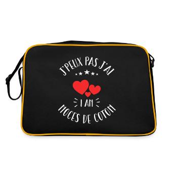 Je Peux Pas J'ai Noces De Coton - Sac Retro - noir/or - Dos