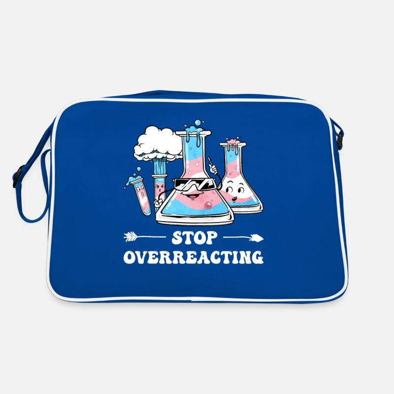 Transgender Trans Flag Science Teacher Retro Bag