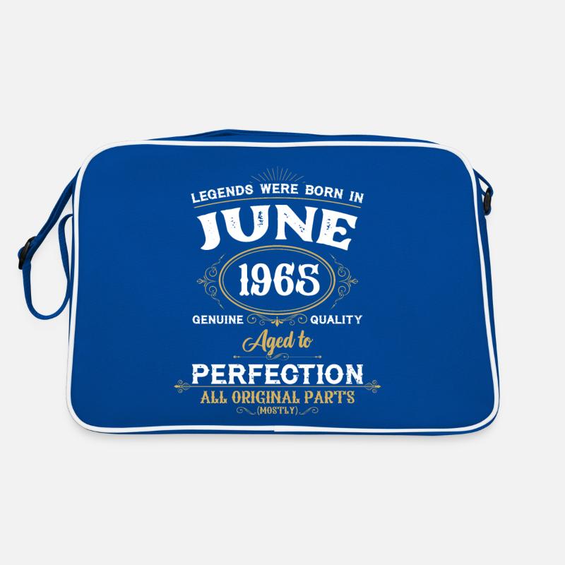 Legends Were Born In June 1952 Retro Tasche