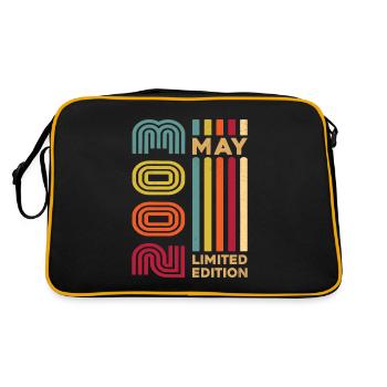 Mai 2003 Anniversaire Mai 2003 Rétro Vintage - Sac Retro - noir/or - Dos