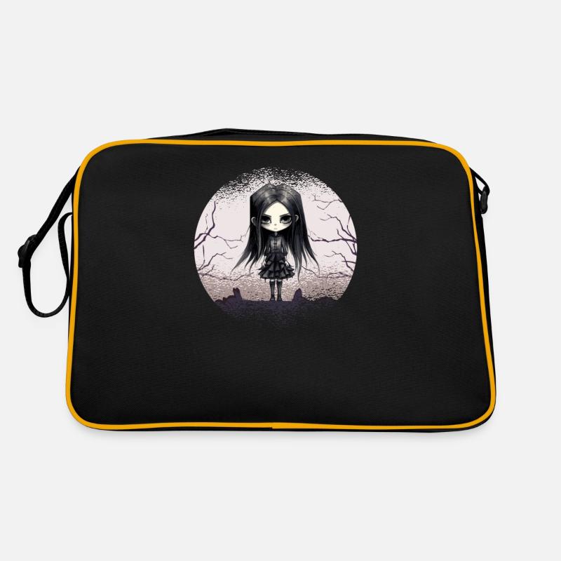 Okkult Gothic Hexen Mädchen Emo-Goth Girl Retro Tasche