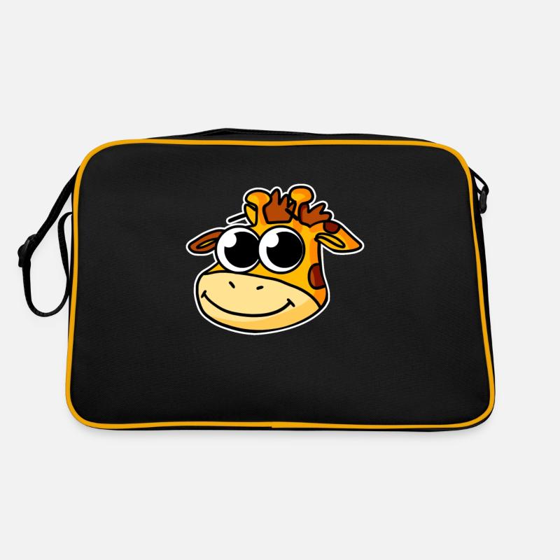 Giraffe - Retro Bag - black/gold
