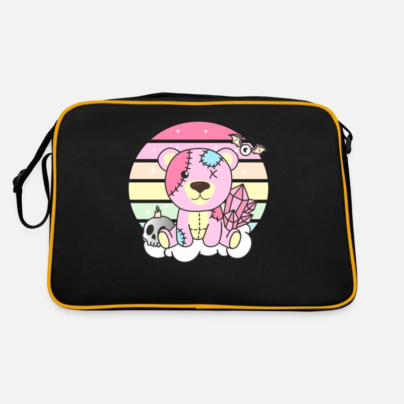 Kawaii Gothic Bär Pastellfarben Gothic Goth Retro Tasche