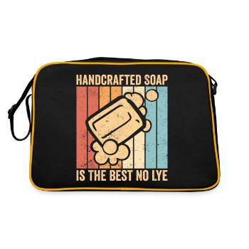 Soap production Soap manufacturer - Retro Bag - black/gold - Back