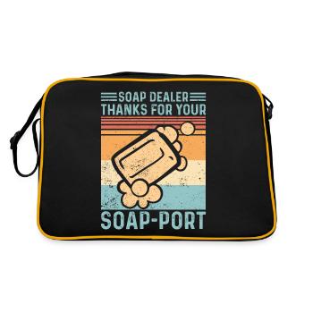 Fabrication de savon amusante - Sac Retro - noir/or - Dos