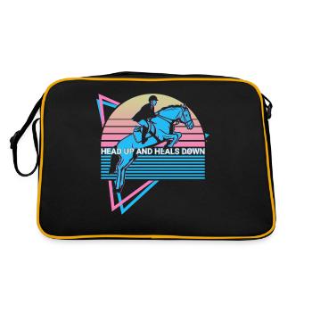 Horse Horse Retro - Retro Bag - black/gold - Back