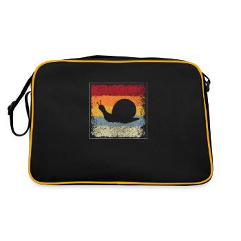 Snail Retro - Retro Bag - black/gold - Back