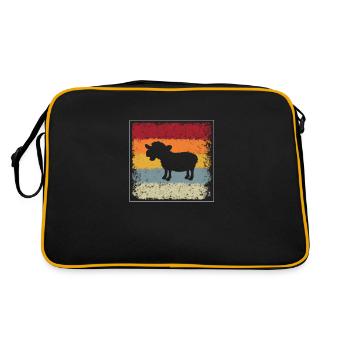 Schaaf Retro - Retro Tasche - Schwarz/Gold - Hinten