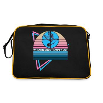 Drôle de chasse rétro - Sac Retro - noir/or - Dos